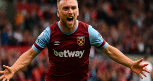 Jarrod Bowen cetak gol West Ham vs laga perdana Nuno Espírito Santo Premier League 2025