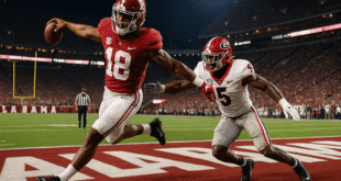 Pertandingan klasik Texas vs Oklahoma Red River Rivalry 2025.