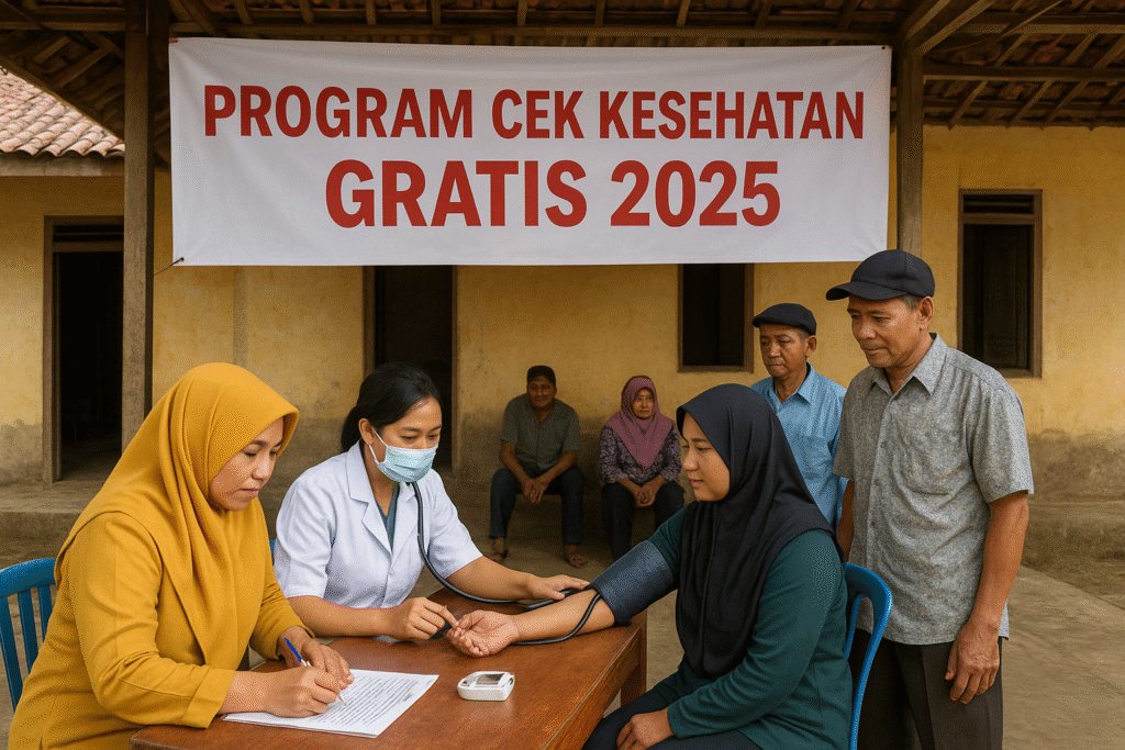 Indonesian Free Health Check Program 2025: Raih 30 Juta Peserta, Langkah Besar Menuju Masyarakat Sehat cek kesehatan gratis di desa