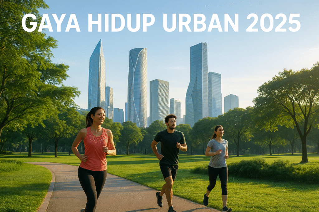 Gaya Hidup Urban 2025: Wellness, Green Living & Digital Lifestyle Makin Mendominasi Kota-Kota Besar gaya hidup urban di pagi hari