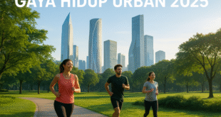 gaya hidup urban di pagi hari