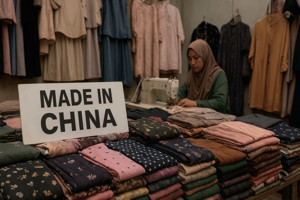 Menanti Dominasi Impor: 99% Busana Muslim di Indonesia Dikuasai Produk China, UMKM Lokal Terhimpit pasar tekstil dan pakaian muslim