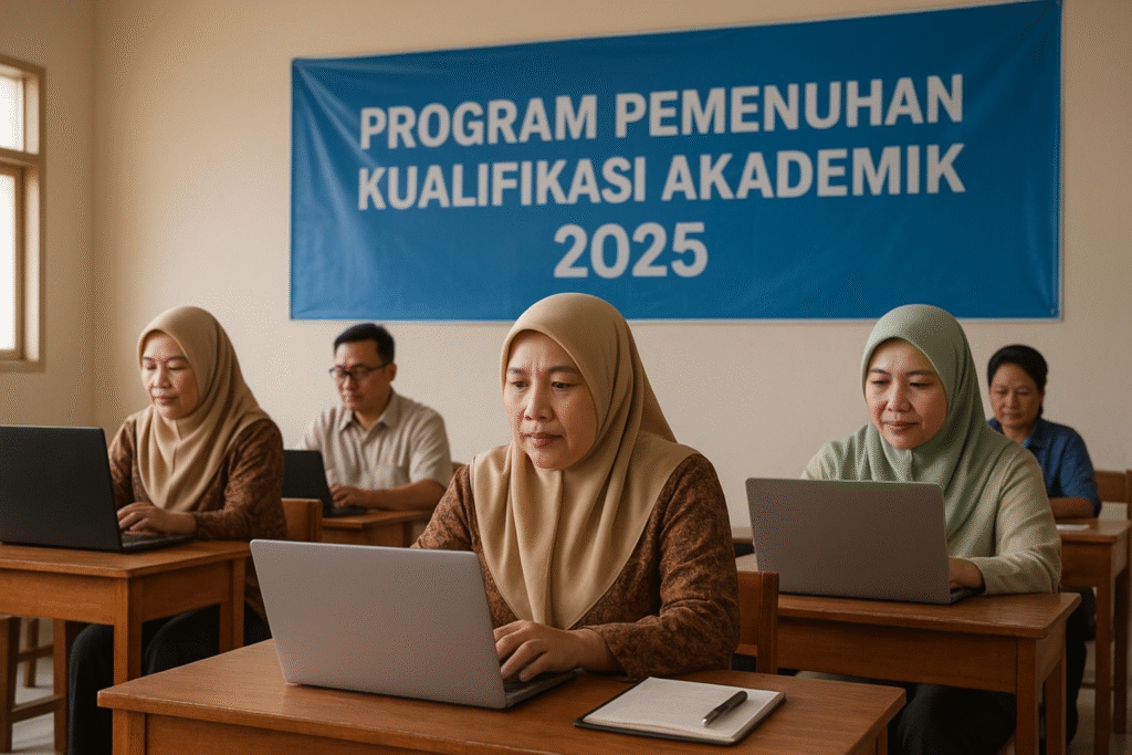 12.500 Guru SD dan TK Naik Kelas: Program Pemenuhan Kualifikasi Akademik 2025 Dorong Profesionalisme Pendidik Indonesia pelatihan program kualifikasi akademik 2025