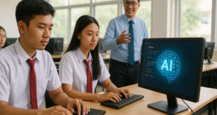 pembelajaran python di laboratorium komputer