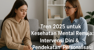 sesi konseling remaja yang penuh perhatian