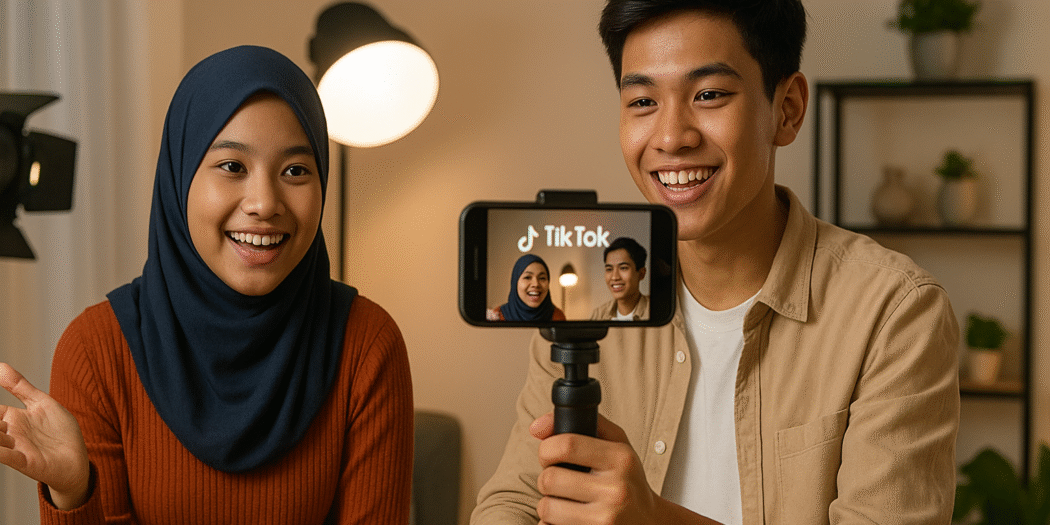 tiktok drama filming in studio